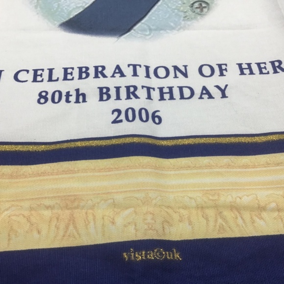 Souvenir Tea Towel Her Majesty Queen Elizabeth || Celebrating Her 80th Birthday - Picture 7 of 7